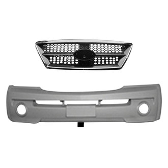 Replace® BNDL-234454 - 2-Piece (Front Bumper Cover, Grille) (Standard Line)