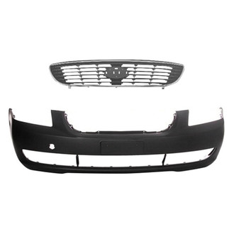 Replace® - 2-Piece (Front Bumper Cover, Grille) (Standard Line)