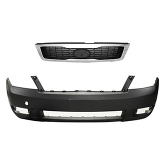 Replace® - 2-Piece (Front Bumper Cover, Grille) (Standard Line)
