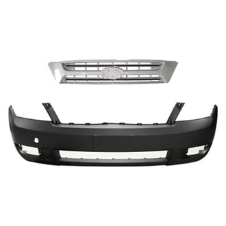 Replace® - 2-Piece (Front Bumper Cover, Grille) (Standard Line)