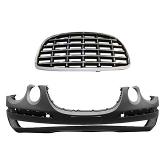 Replace® - 2-Piece (Front Bumper Cover, Grille) (Brand New OE)