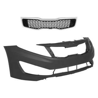 Replace® - 2-Piece (Front Bumper Cover, Grille) (Standard Line)