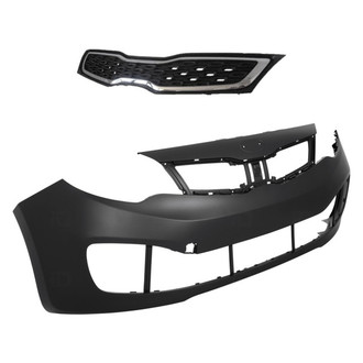 Replace® - 2-Piece (Front Bumper Cover, Grille)