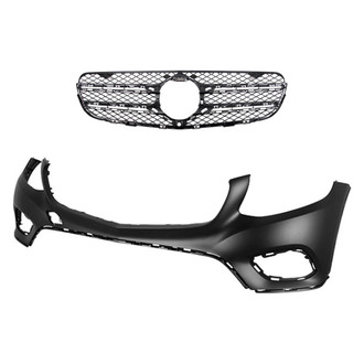 Replace® - 2-Piece (Front Bumper Cover, Grille)