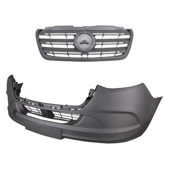 Replace® - 2-Piece (Front Bumper Cover, Grille) (CAPA Certified)
