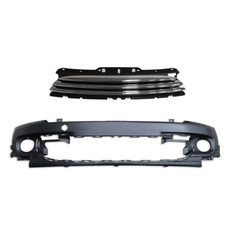 Replace® - 2-Piece (Front Bumper Cover, Grille) (CAPA Certified)