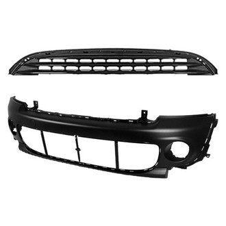 Replace® - 2-Piece (Front Bumper Cover, Grille) (CAPA Certified)