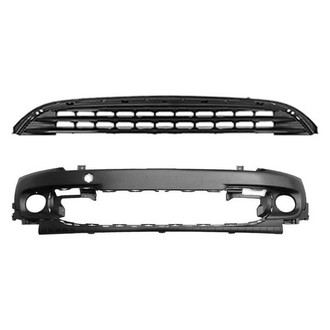Replace® - 2-Piece (Front Bumper Cover, Grille) (CAPA Certified)