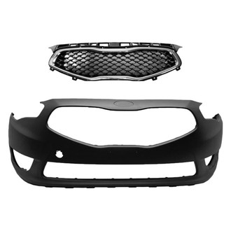 Replace® - 2-Piece (Front Bumper Cover, Grille) (Brand New OE)