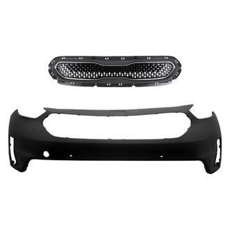 Replace® - 2-Piece (Front Bumper Cover, Grille) (Brand New OE)