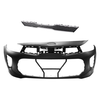 Replace® - 2-Piece (Front Bumper Cover, Grille) (Brand New OE)