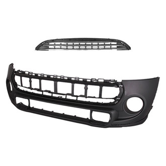 Replace® - 2-Piece (Front Bumper Cover, Grille) (CAPA Certified)
