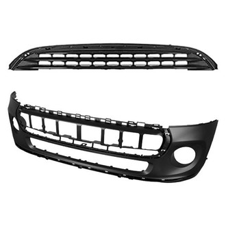 Replace® - 2-Piece (Front Bumper Cover, Grille) (CAPA Certified)