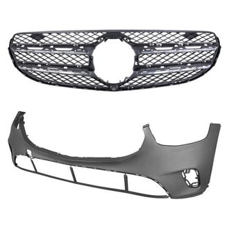 Replace® - 2-Piece (Front Bumper Cover, Grille) (Standard Line)