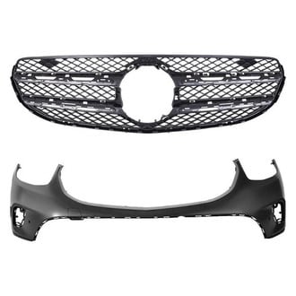 Replace® - 2-Piece (Front Bumper Cover, Grille) (Standard Line)