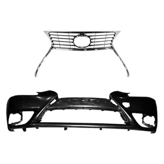 Replace® - 2-Piece (Front Bumper Cover, Grille) (Brand New OE)