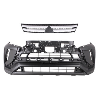 Replace® - 2-Piece (Front Bumper Cover, Grille) (CAPA Certified)