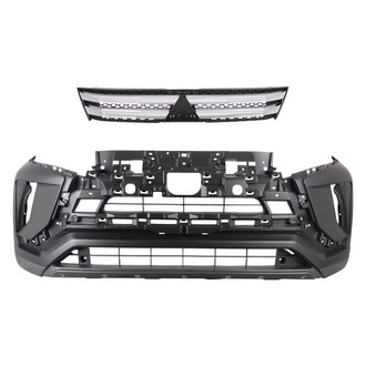 Replace® - 2-Piece (Front Bumper Cover, Grille) (CAPA Certified)