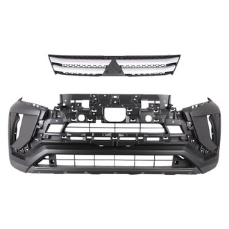 Replace® - 2-Piece (Front Bumper Cover, Grille) (CAPA Certified)