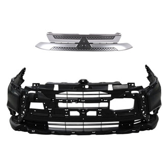Replace® - 2-Piece (Front Bumper Cover, Grille)