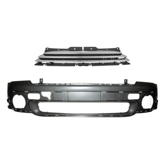 Replace® BNDL-235629 - 2-Piece (Front Bumper Cover, Grille) (Standard Line)