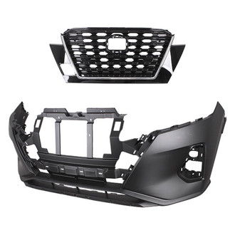 Replace® - 2-Piece (Front Bumper Cover, Grille) (CAPA Certified)