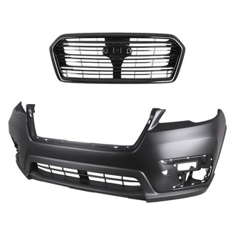 Replace® - 2-Piece (Front Bumper Cover, Grille) (CAPA Certified)