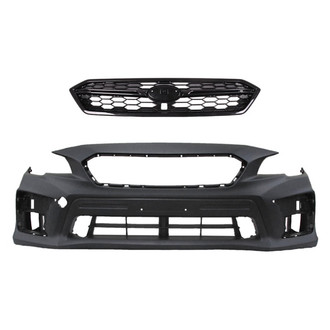 Replace® - 2-Piece (Front Bumper Cover, Grille) (CAPA Certified)