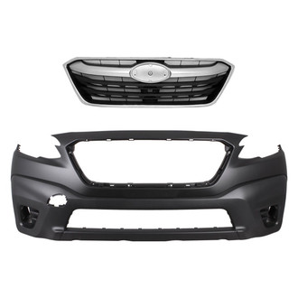 Replace® - 2-Piece (Front Bumper Cover, Grille) (CAPA Certified)