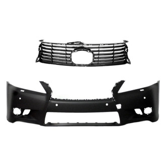 Replace® - 2-Piece (Front Bumper Cover, Grille) (Brand New OE)