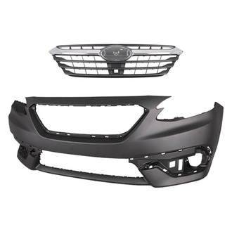 Replace® - 2-Piece (Front Bumper Cover, Grille) (CAPA Certified)