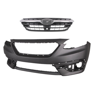 Replace® - 2-Piece (Front Bumper Cover, Grille) (CAPA Certified)