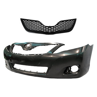 Replace® - 2-Piece (Front Bumper Cover, Grille) (CAPA Certified)