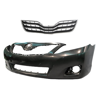 Replace® - 2-Piece (Front Bumper Cover, Grille) (CAPA Certified)
