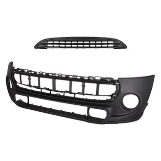Replace® - 2-Piece (Front Bumper Cover, Grille) (Standard Line)