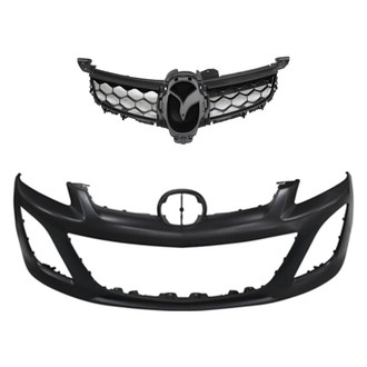 Replace® - 2-Piece (Front Bumper Cover, Grille) (Brand New OE)