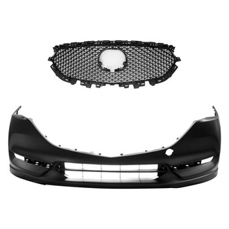 Replace® - 2-Piece (Front Bumper Cover, Grille) (Brand New OE)