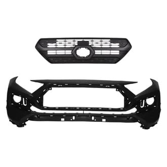 Replace® - 2-Piece (Front Bumper Cover, Grille) (CAPA Certified)