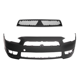 Replace® - 2-Piece (Front Bumper Cover, Grille) (Standard Line)