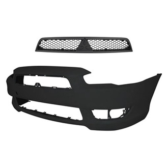 Replace® - 2-Piece (Front Bumper Cover, Grille) (Standard Line)