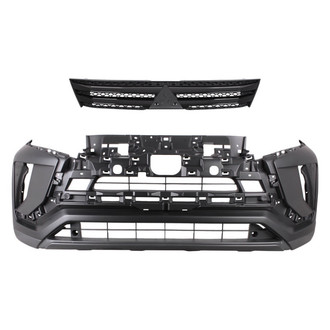 Replace® - 2-Piece (Front Bumper Cover, Grille) (Standard Line)