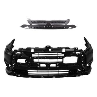 Replace® - 2-Piece (Front Bumper Cover, Grille) (Standard Line)