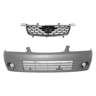 Replace® - 2-Piece (Front Bumper Cover, Grille) (Standard Line)
