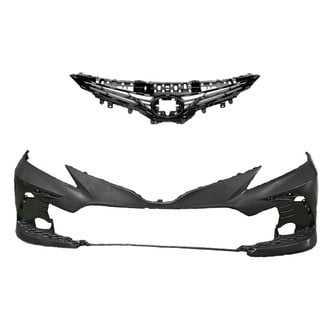 Replace® - 2-Piece (Front Bumper Cover, Grille) (CAPA Certified)