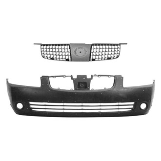 Replace® - 2-Piece (Front Bumper Cover, Grille) (Standard Line)