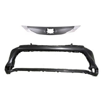Replace® - 2-Piece (Front Bumper Cover, Grille) (CAPA Certified)