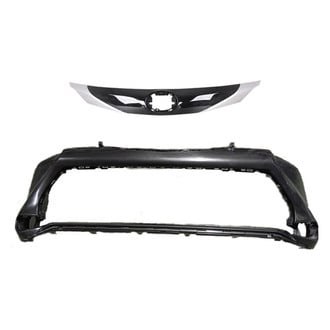 Replace® - 2-Piece (Front Bumper Cover, Grille) (CAPA Certified)