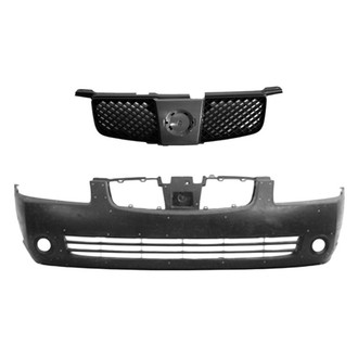 Replace® - 2-Piece (Front Bumper Cover, Grille) (Standard Line)