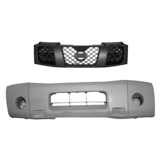 Replace® - 2-Piece (Front Bumper Cover, Grille) (Standard Line)