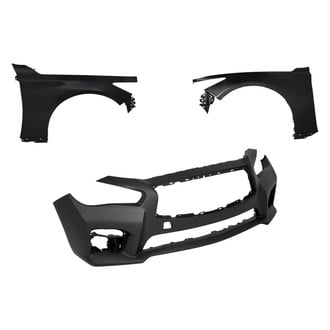 Replace® - 3-Piece (Front Bumper Cover, Driver and Passenger Side Fender) (Standard Line)